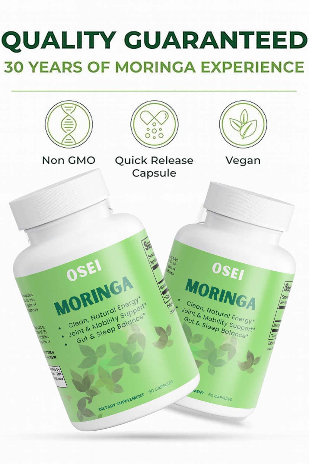 Osei Moringa - Naturally Lowers Cortisol To Help Restore Balance Inside and Out