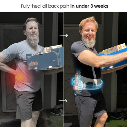 Restore™ Therapy Support Belt — Back Pain Relief + Red Light Therapy