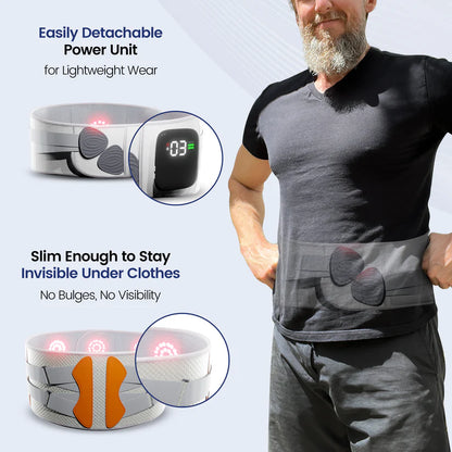 Restore™ Therapy Support Belt — Back Pain Relief + Red Light Therapy