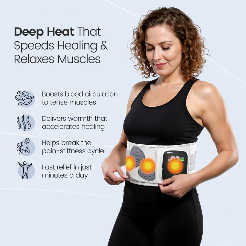 Restore™ Therapy Support Belt — Back Pain Relief + Red Light Therapy