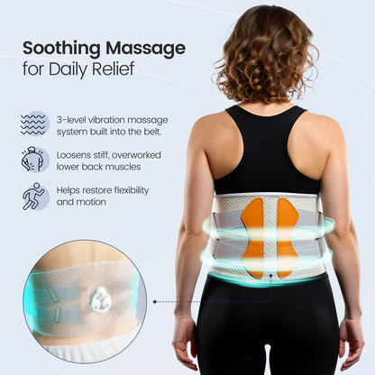 Restore™ Therapy Support Belt — Back Pain Relief + Red Light Therapy