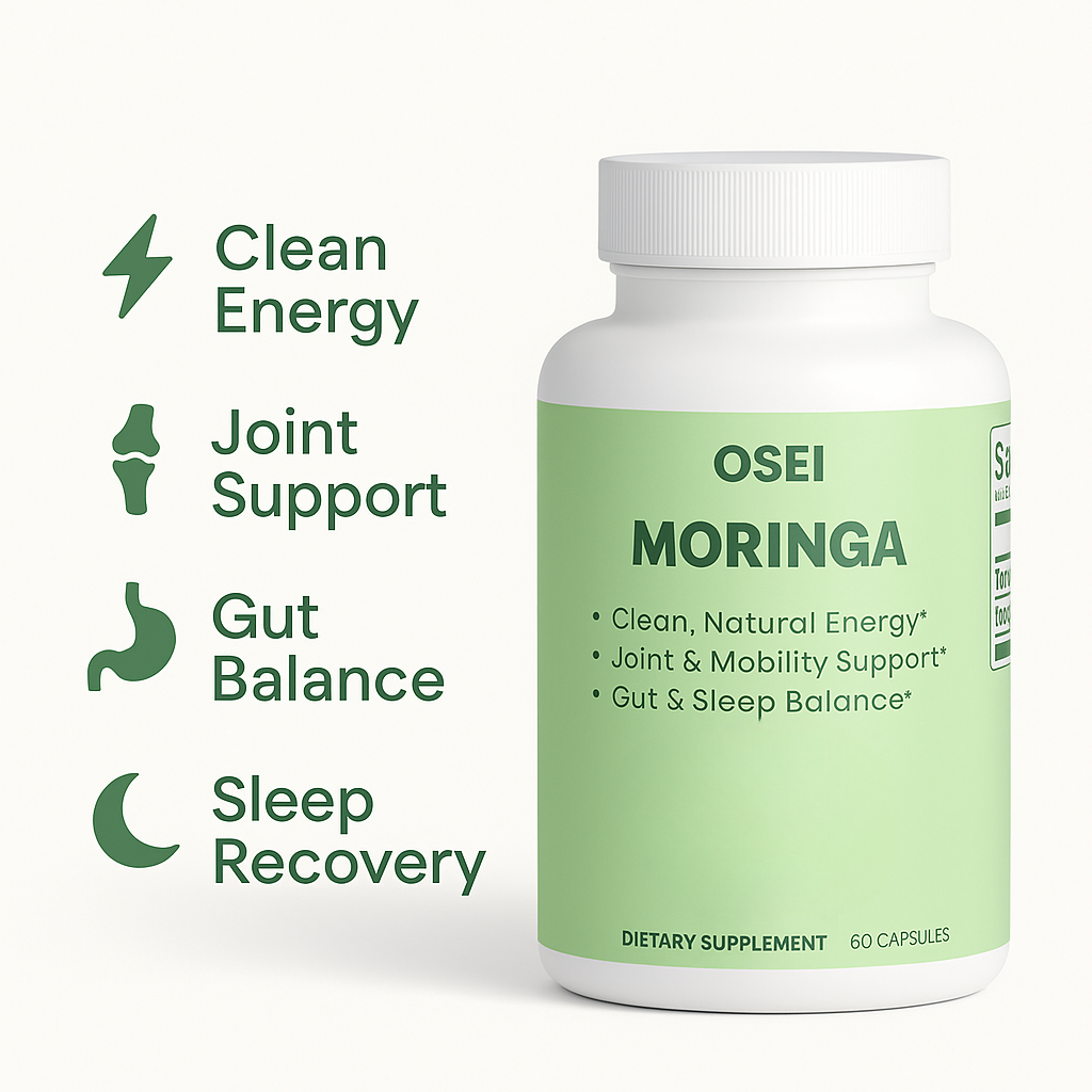Osei Moringa -  Naturally Lowers Cortisol To Help Restore Balance Inside and Out