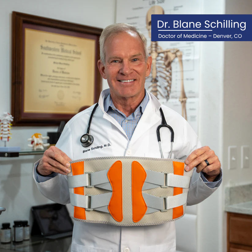 Restore™ Therapy Support Belt — Back Pain Relief + Red Light Therapy