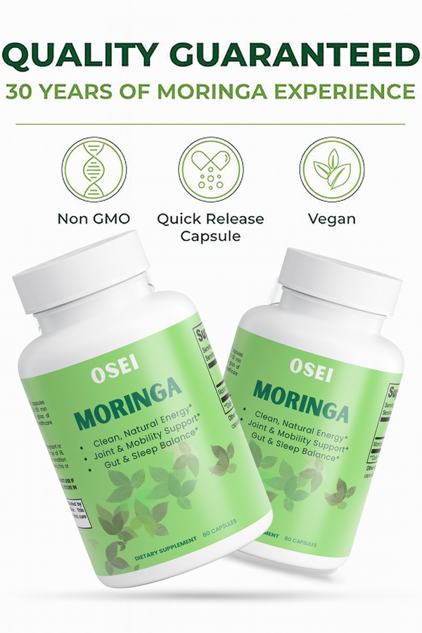 Osei Moringa -  Naturally Lowers Cortisol To Help Restore Balance Inside and Out